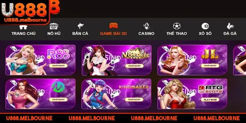 Kinh nghiệm chơi các trò chơi tại sảnh game bài U888