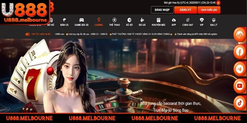 Casino trực tiếp cùng dealer xinh đẹp cực kỳ cuốn hút